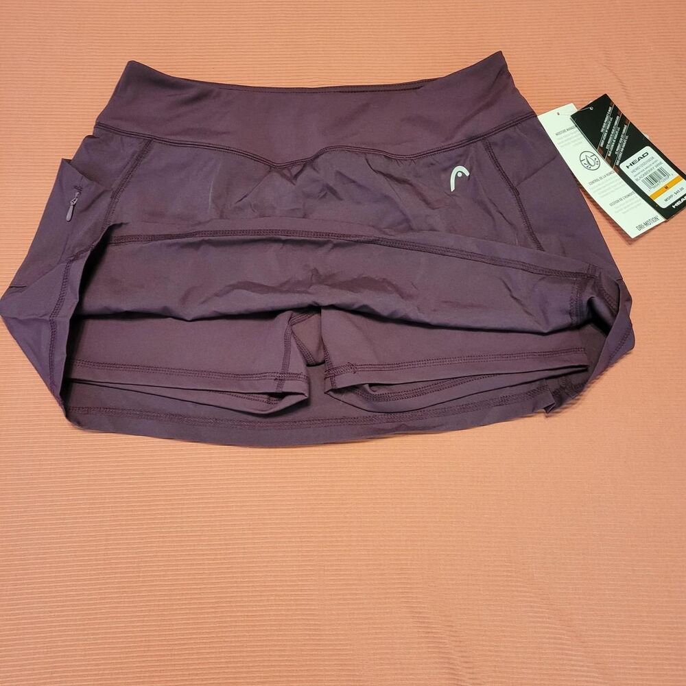 NWT HEAD Advantage Angled Athletic Skort Hiking Outdoor Pickleball Tennis
